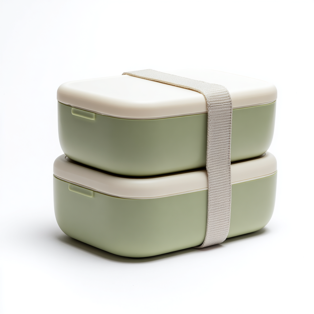 Duo-Tone Harmony Box - Double Layer Stackable Bento