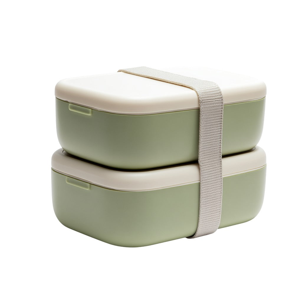 Duo-Tone Harmony Box - Double Layer Stackable Bento